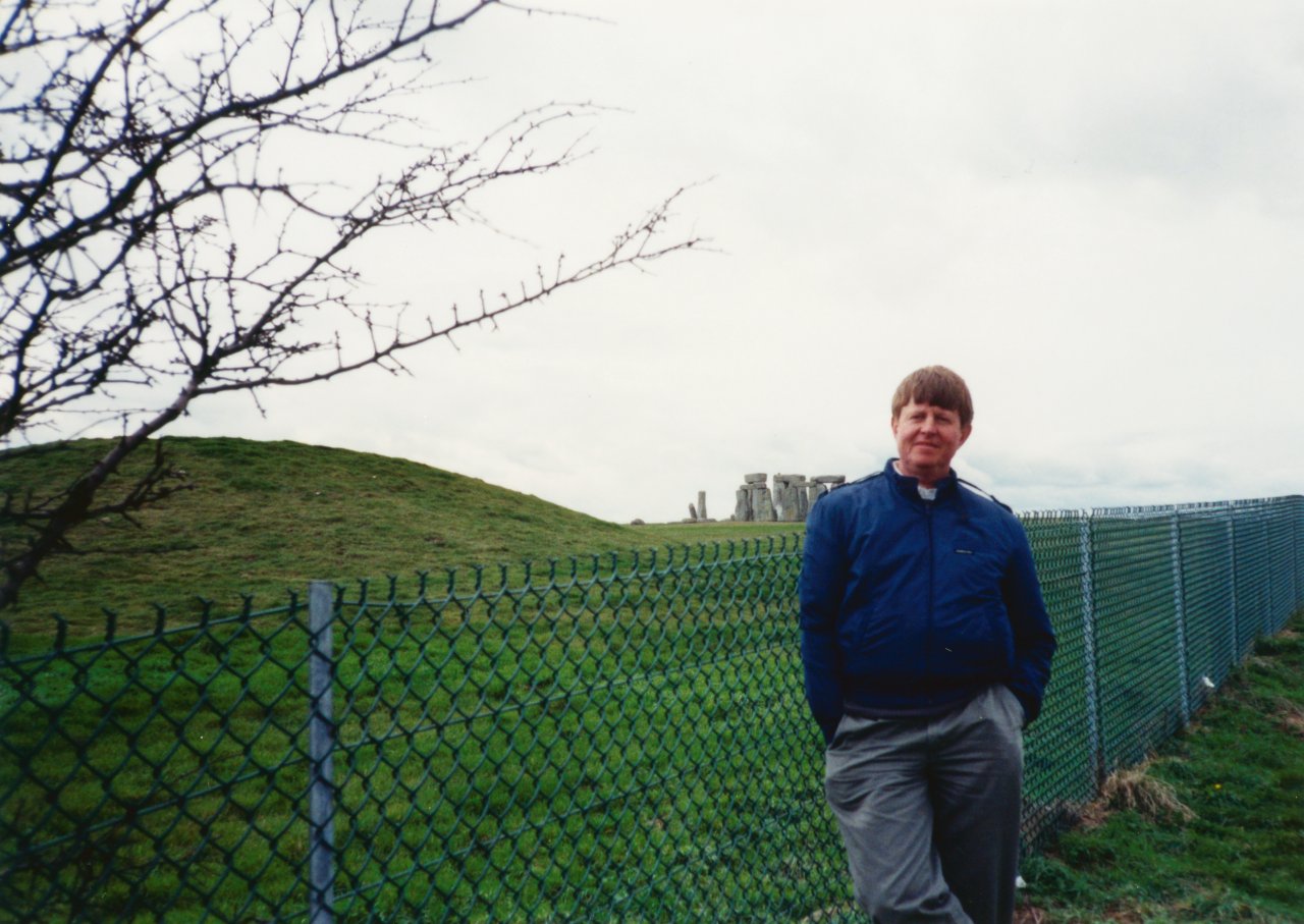 AandM visit England 1993- Stonehenge 2